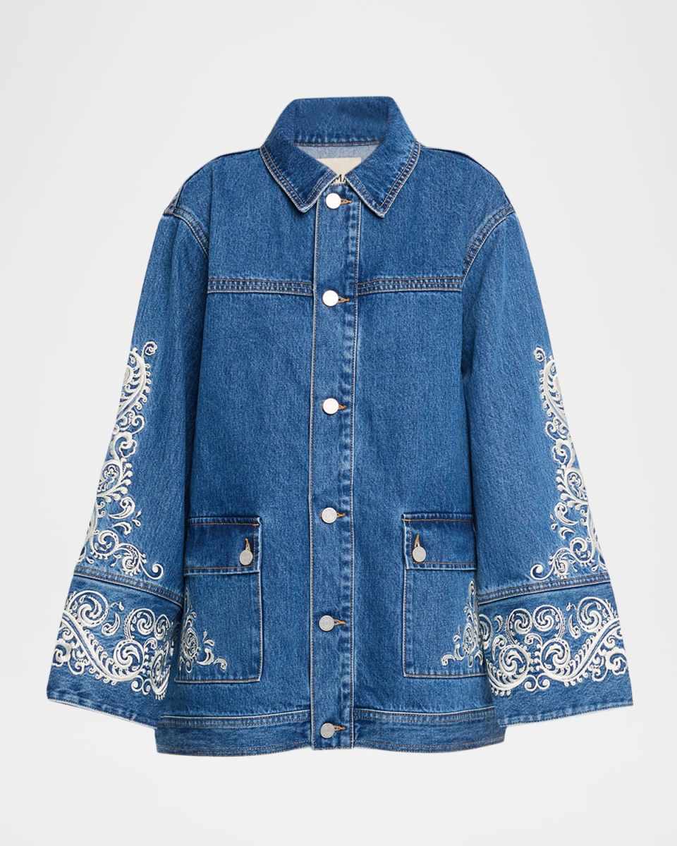 Jacones Embroidered Denim Jacket